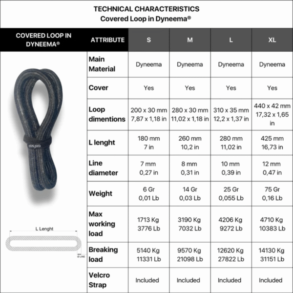 Covered Loop in Dyneema® - Image 2